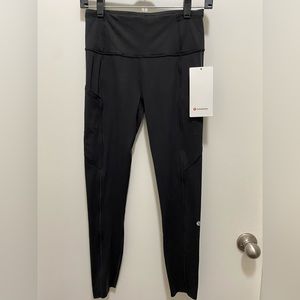 Lululemon Fast and free 25” Tight * Cool NWT color:black size 6